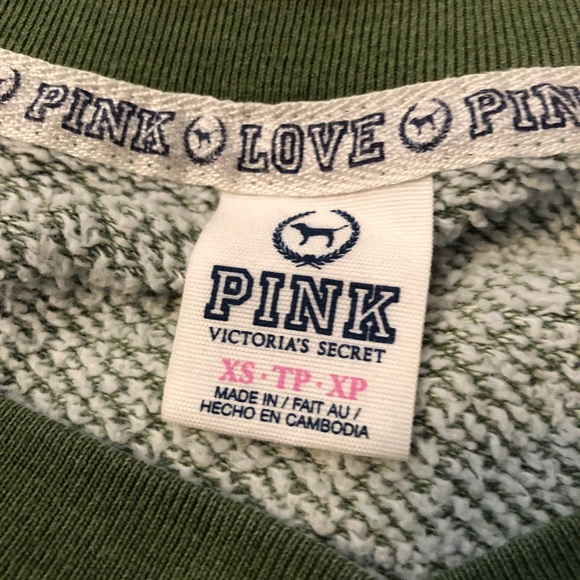 Pink Victoria's Secret pullover sweater green - Picture 6 of 6